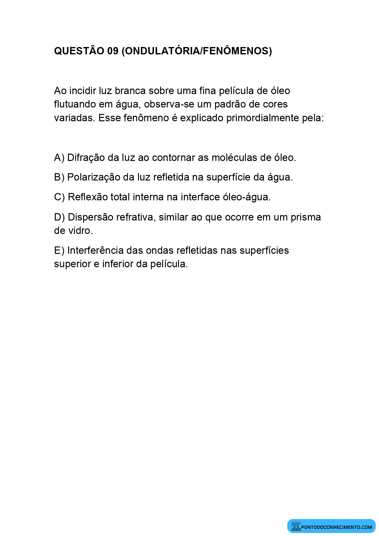 Revisão de Física ENEM