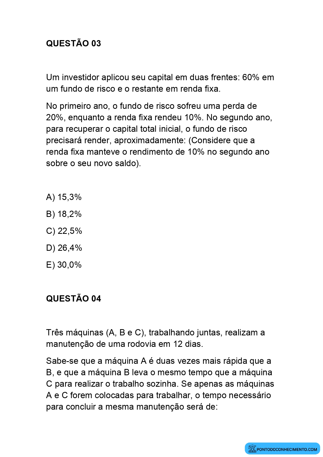 Simulado Enem Matemática e suas Tecnologias