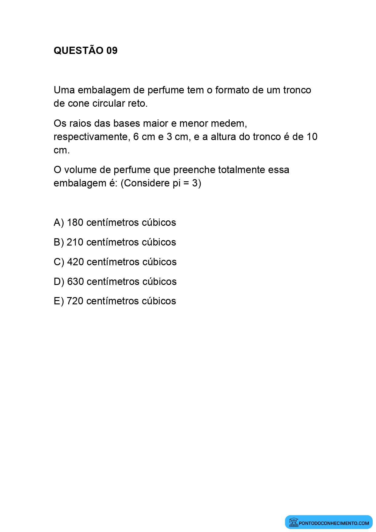 Matemática e suas Tecnologias plana Enem