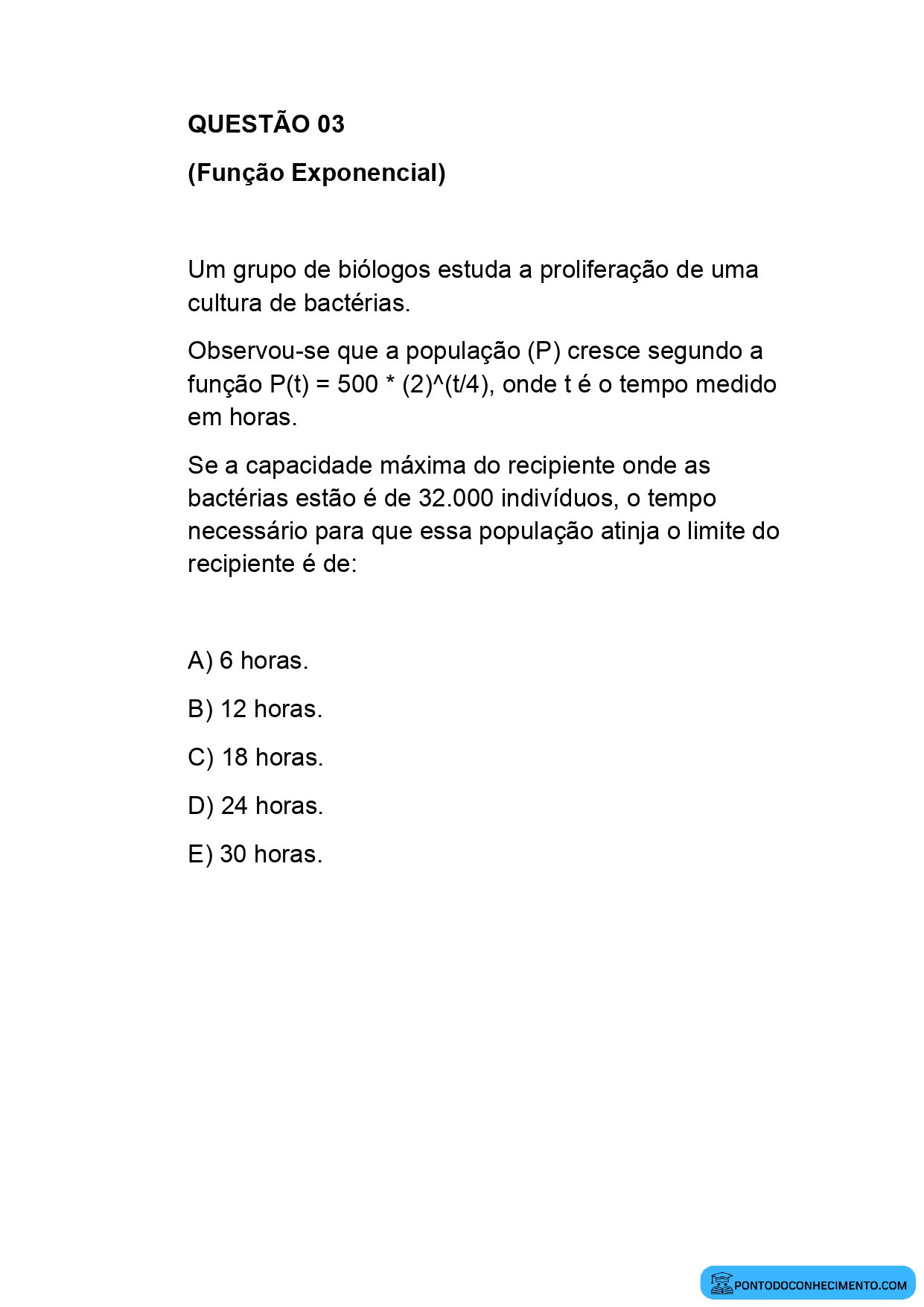Simulado Enem de Matemática e suas Tecnologias completo
