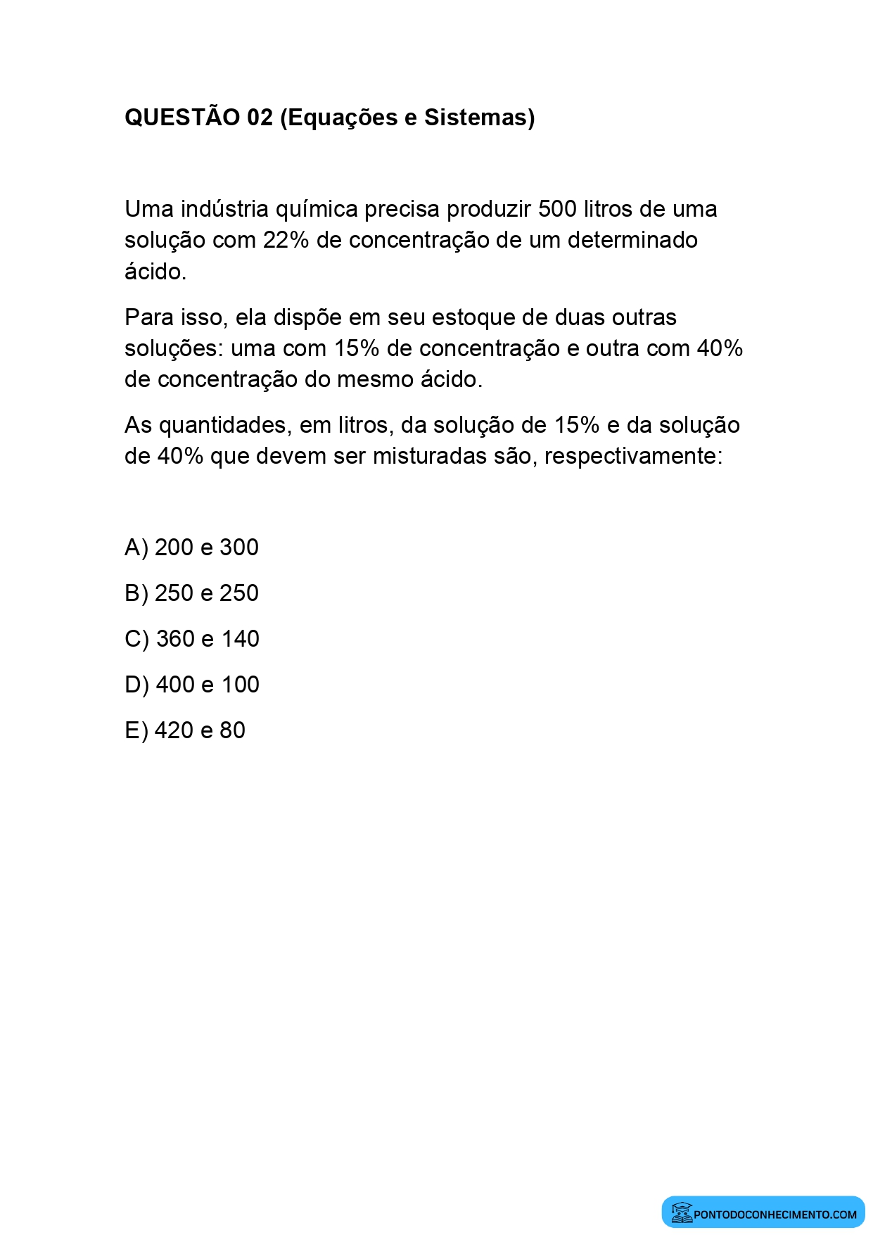 Simulado Enem Matemática Matemática e suas Tecnologias