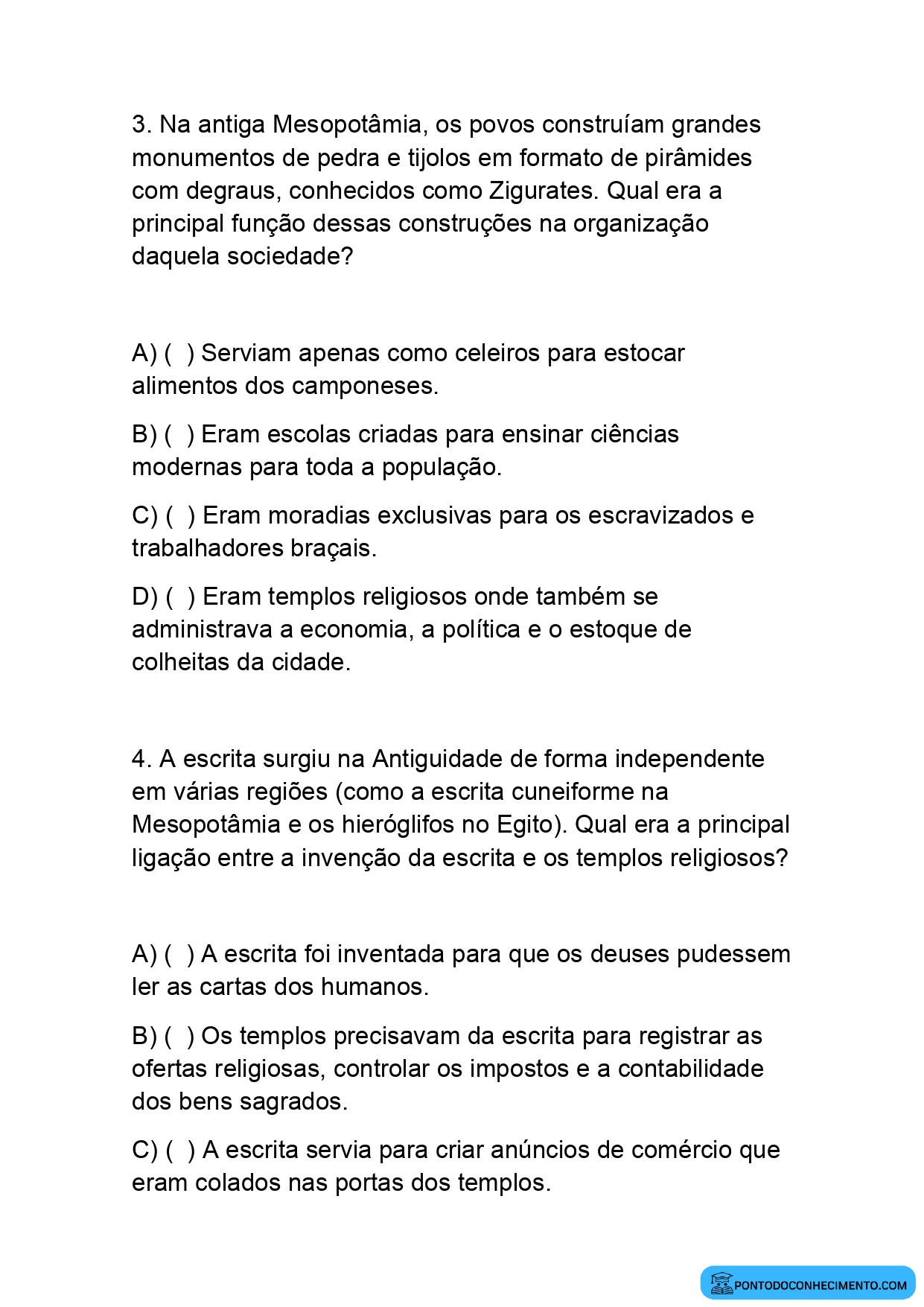 Atividade sobre a Influência das Religiões e da Cultura na Organização Social