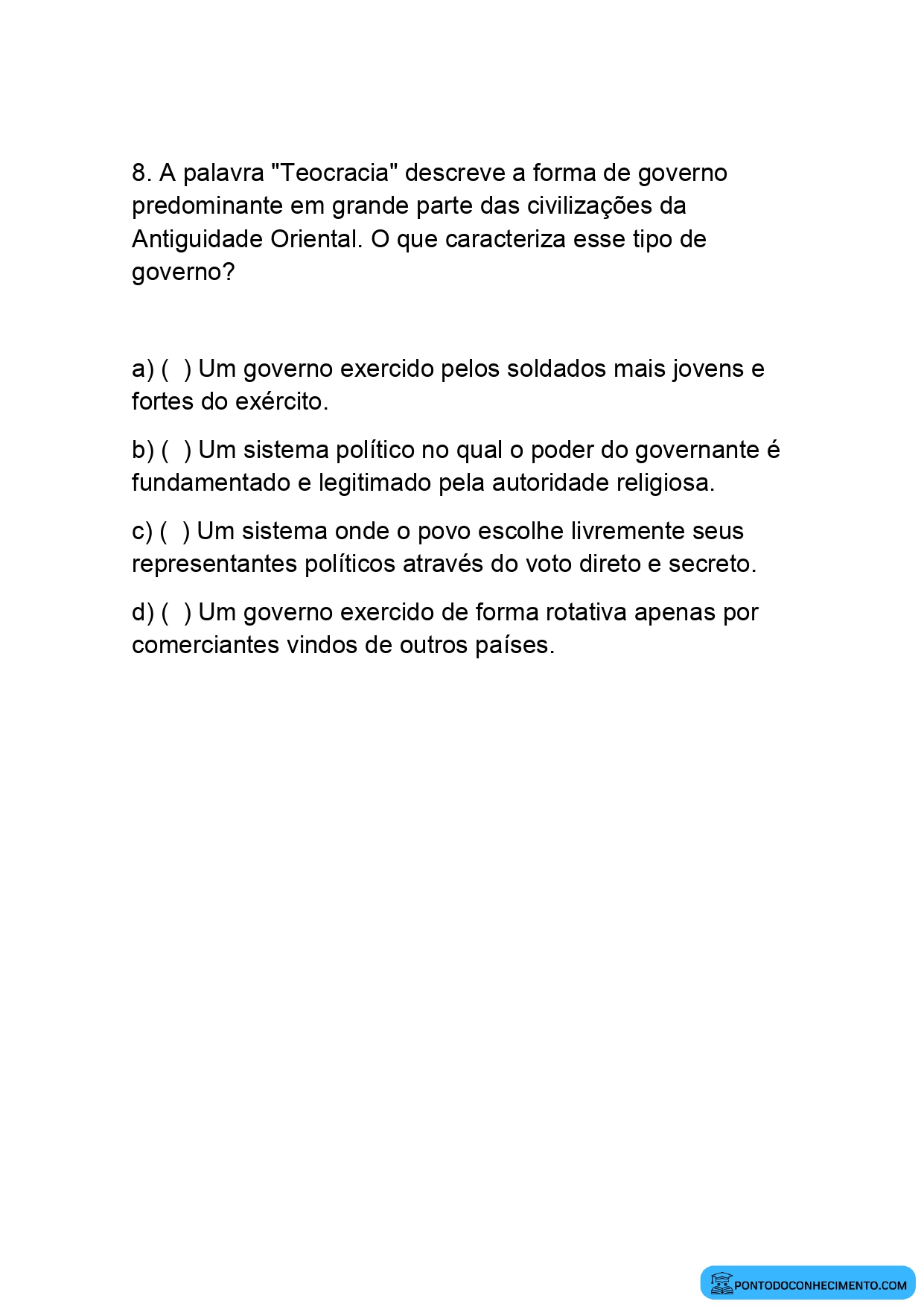 A Formação dos Primeiros Estados e Impérios da Antiguidade Atividade de História para o 5º Ano