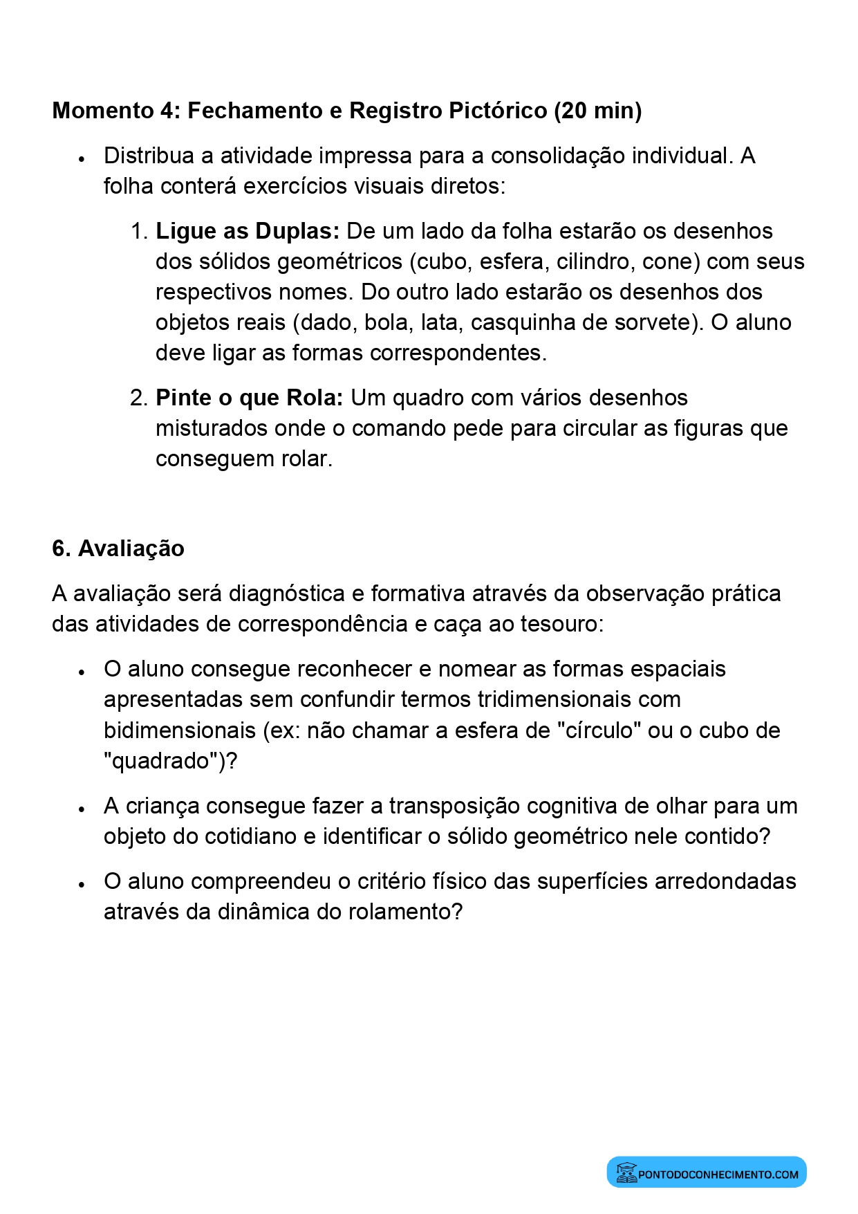 Figuras Geométricas Espaciais no 1º Ano do Ensino Fundamental