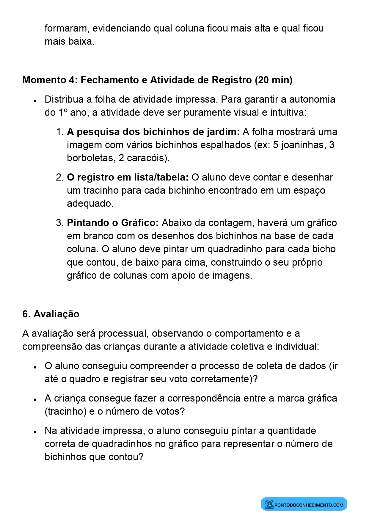 PLANO DE AULA REGISTRO DE DADOS MATEMÁTICA