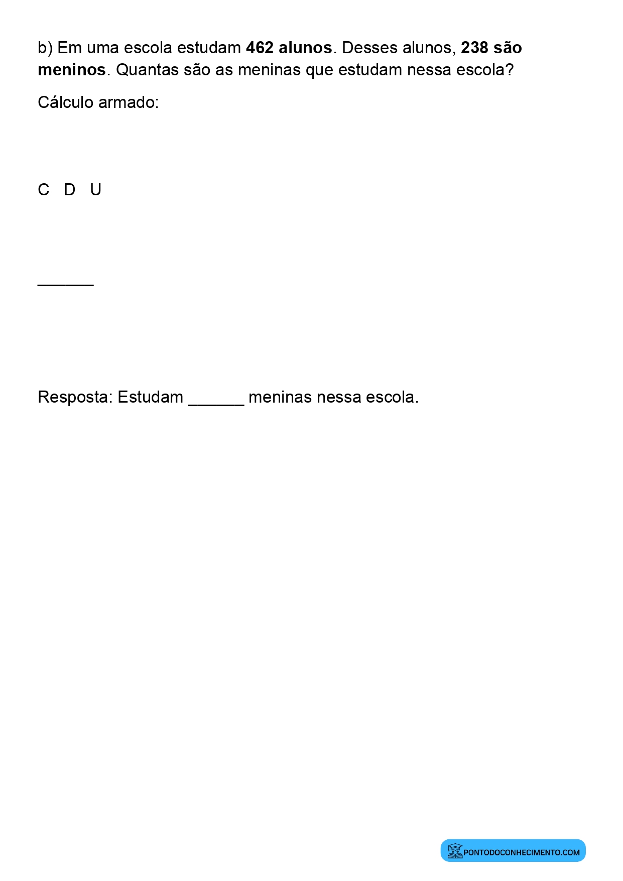 Plano de aula sobre estratégias para resolver subtrações