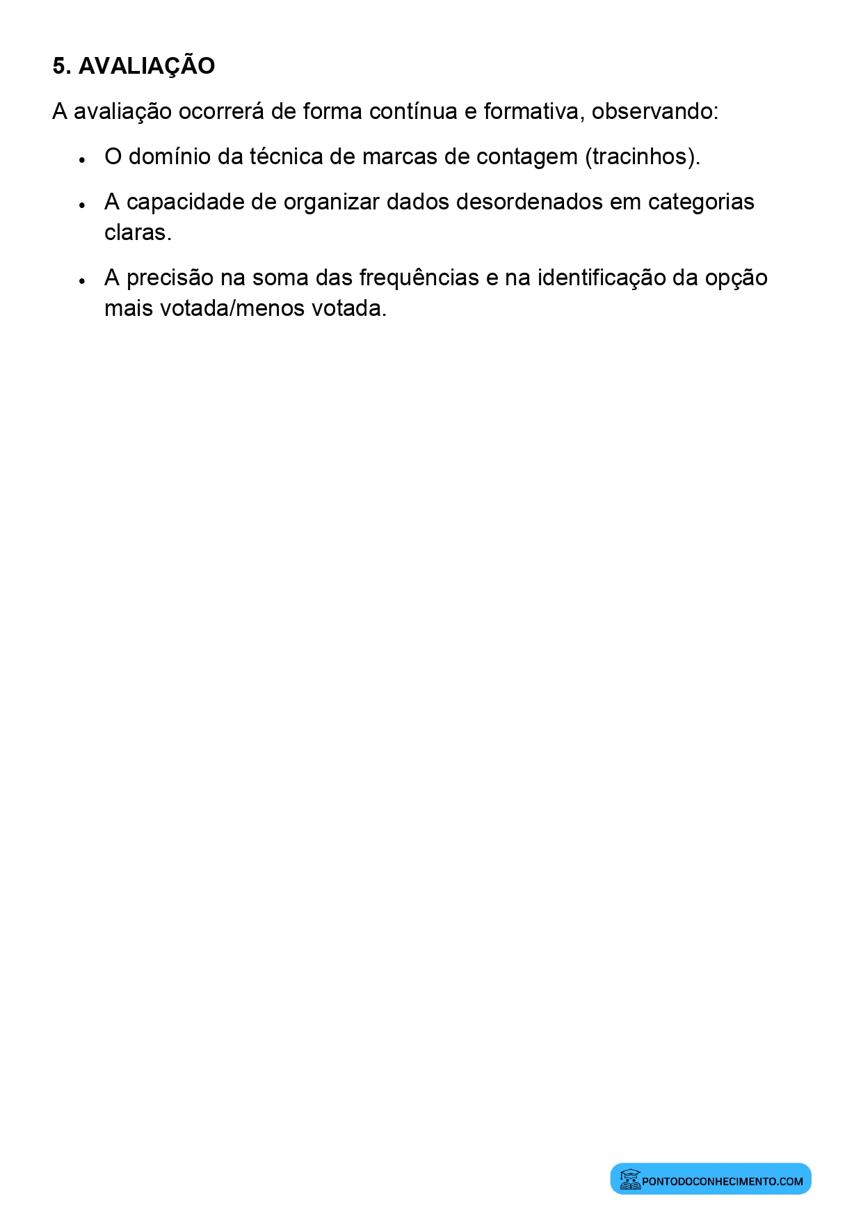 Coleta de dados 3º ano