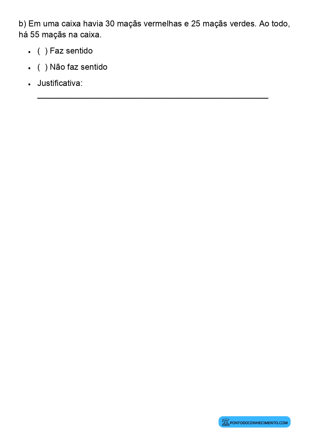 Plano de aula de Matemática sobre análise de respostas e resultados