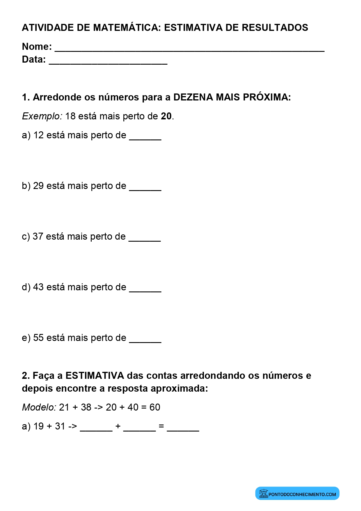 Plano de aula de Matemática sobre cálculo aproximado