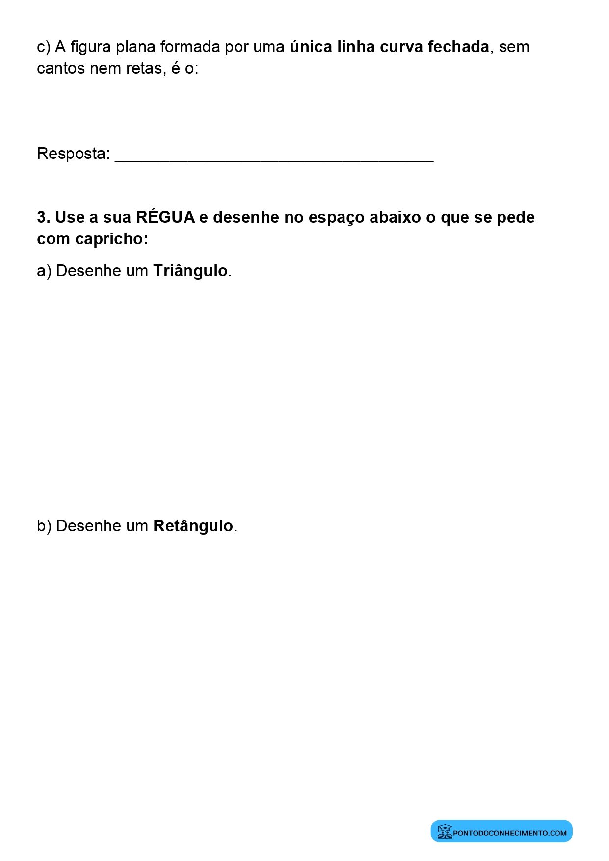 Plano de aula sobre classificação de figuras geométricas planas