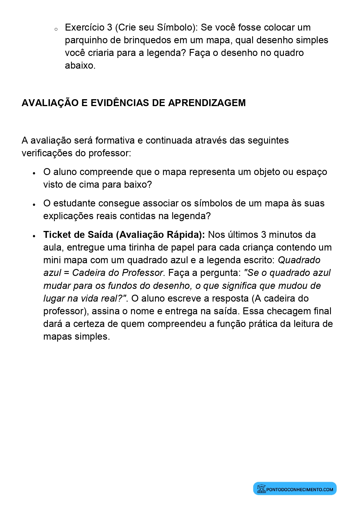 Plano de Aula Alinhado à BNCC Matemática 2º Ano Mapas Simples