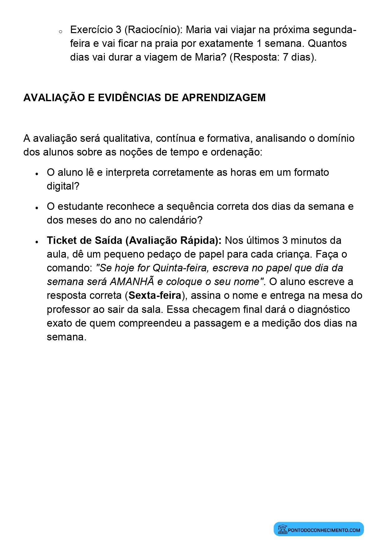 Plano de Aula Alinhado à BNCC Matemática 2º Ano Medidas de Tempo