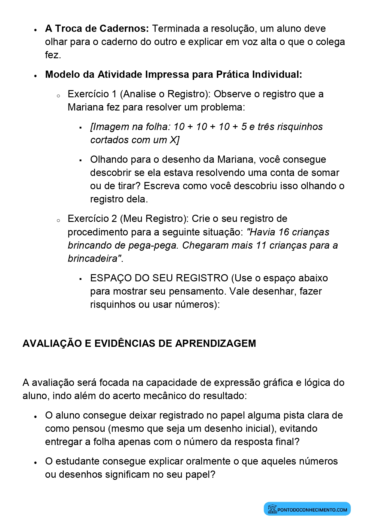 Plano de Aula Alinhado à BNCC Matemática 2º Ano Registro de Procedimentos