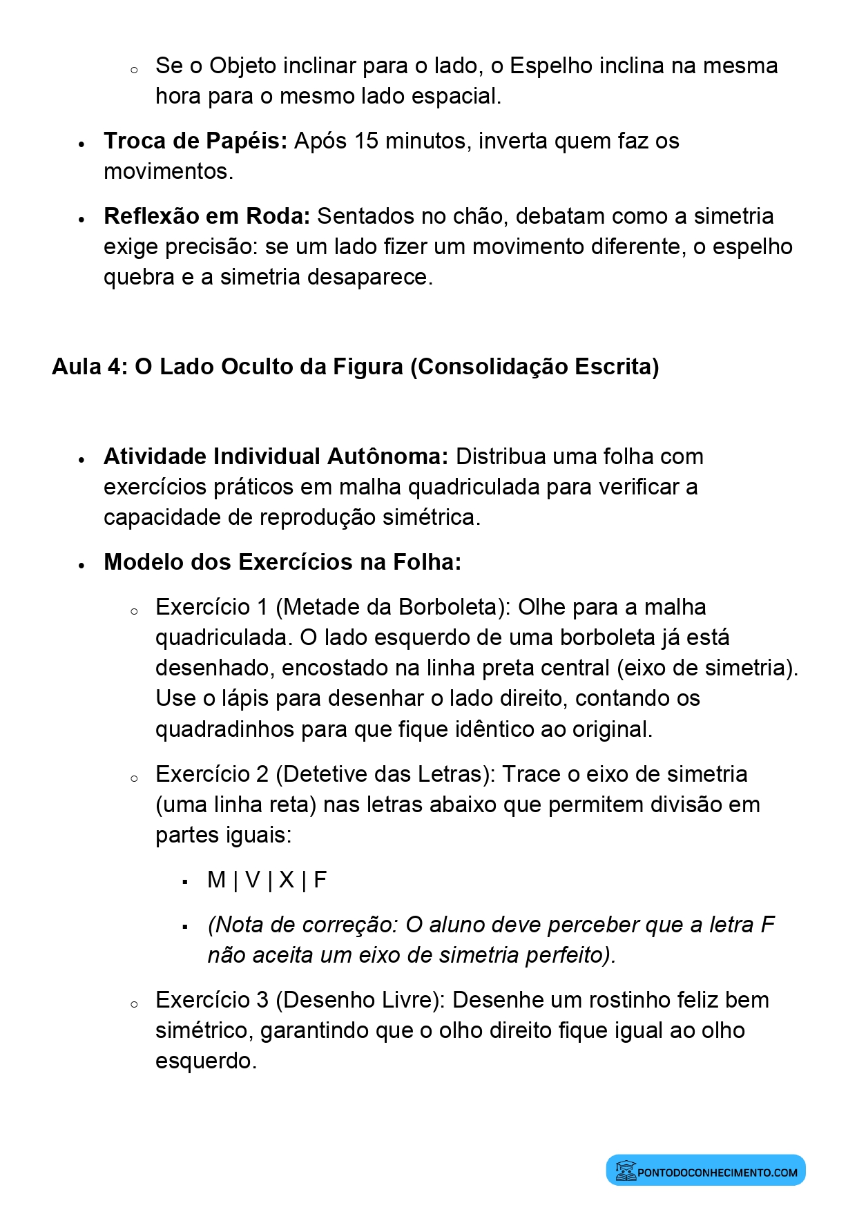 Plano de Aula BNCC Matemática 2º Ano Simetria Introdução