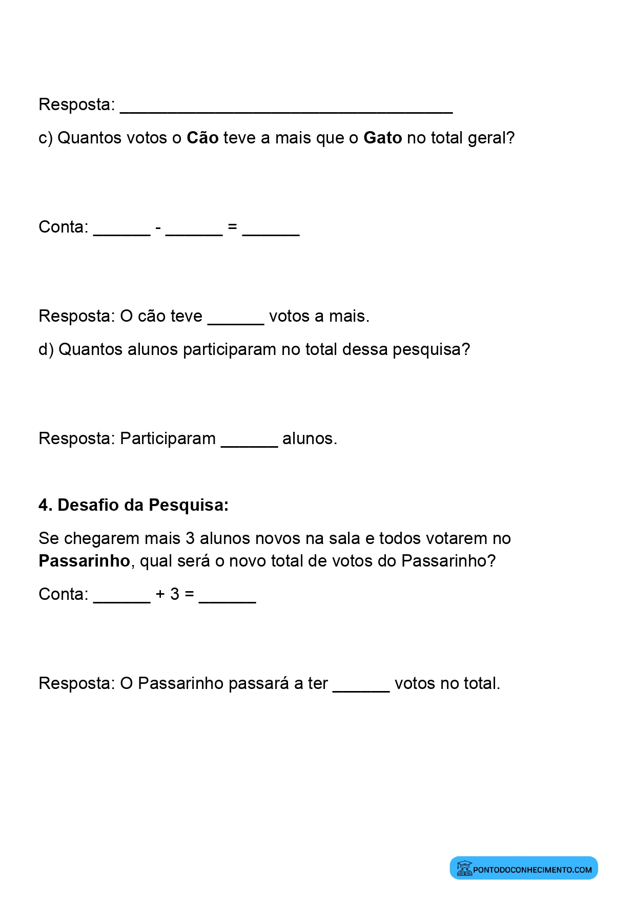 Plano de aula sobre leitura e construção de gráficos de barras