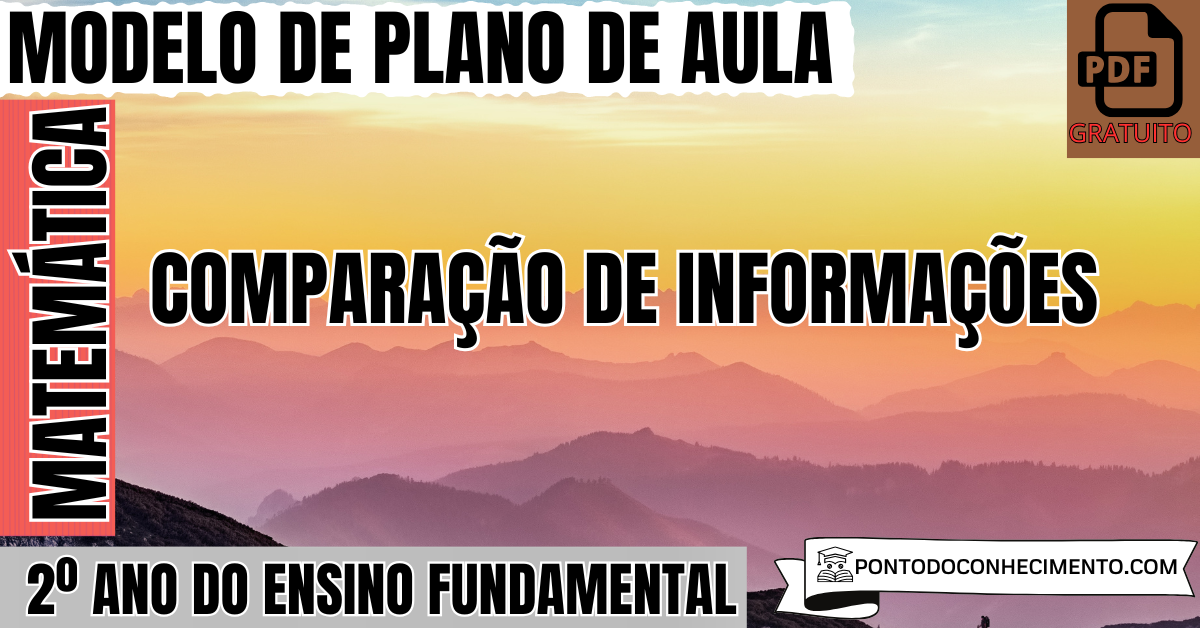 Plano de Aula de Matemática para o 2º Ano sobre Comparação de Informações
