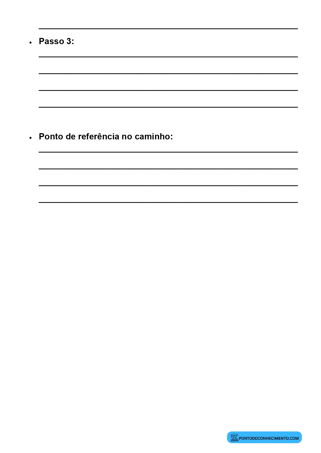 Plano de aula de Matemática sobre deslocamentos e pontos de referência