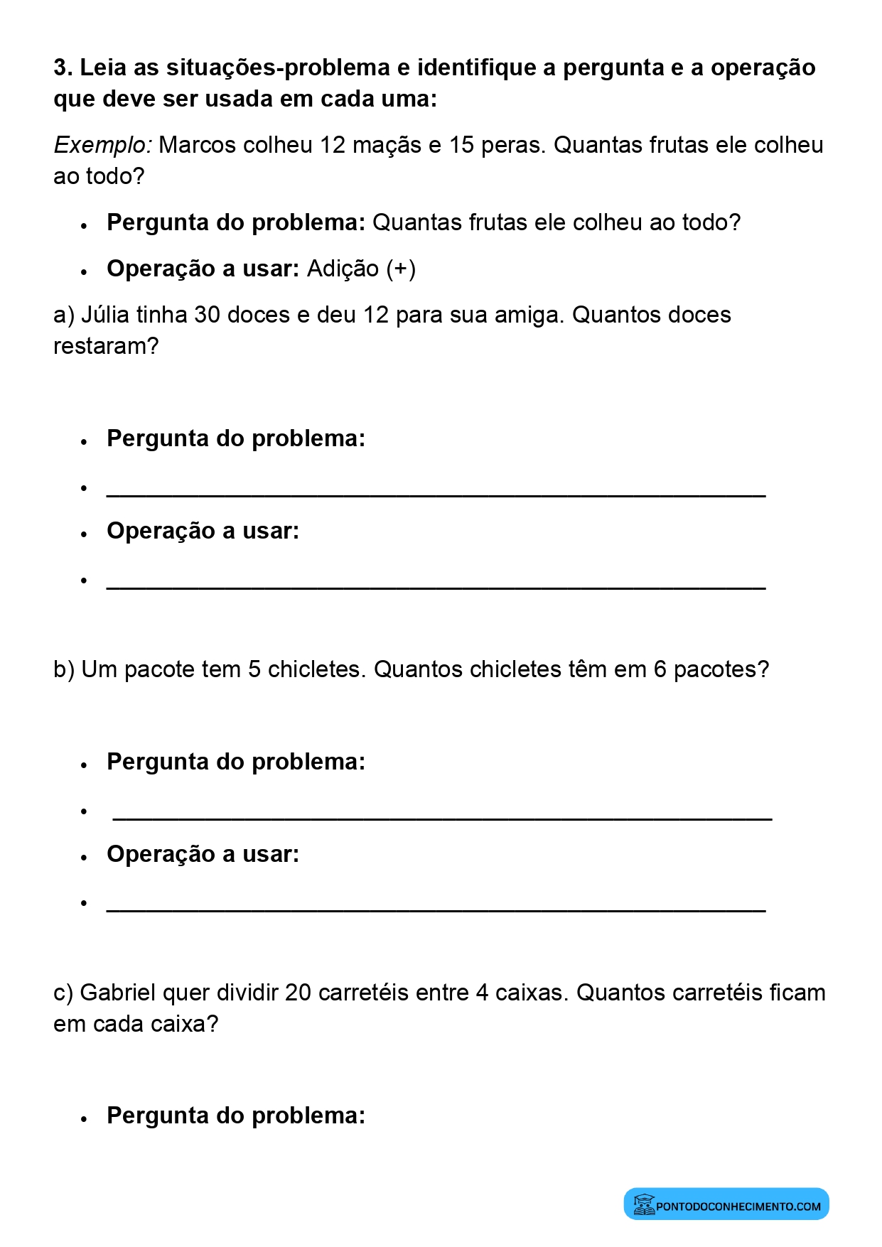 Plano de aula sobre raciocínio lógico e resolução de problemas