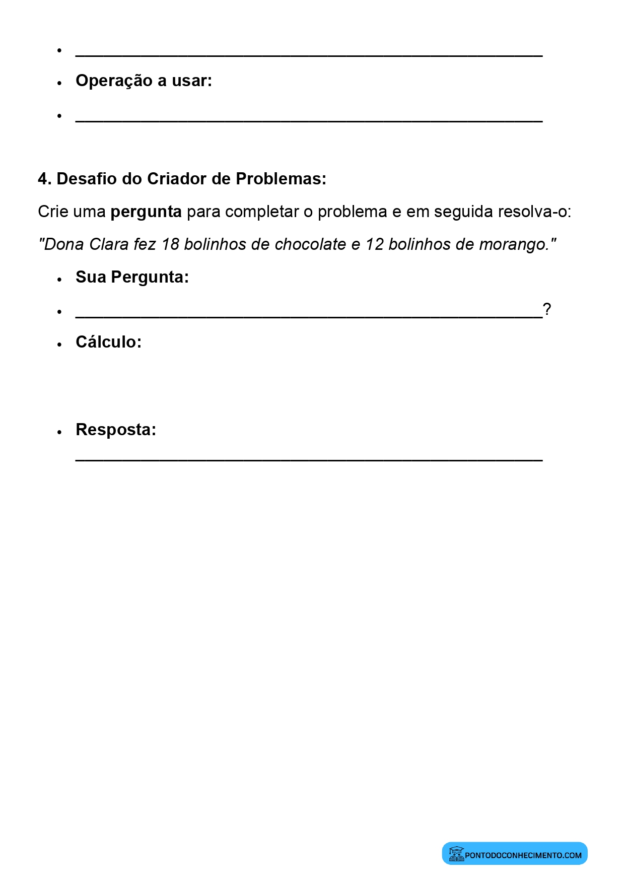 Plano de aula de Matemática sobre análise de situações problema