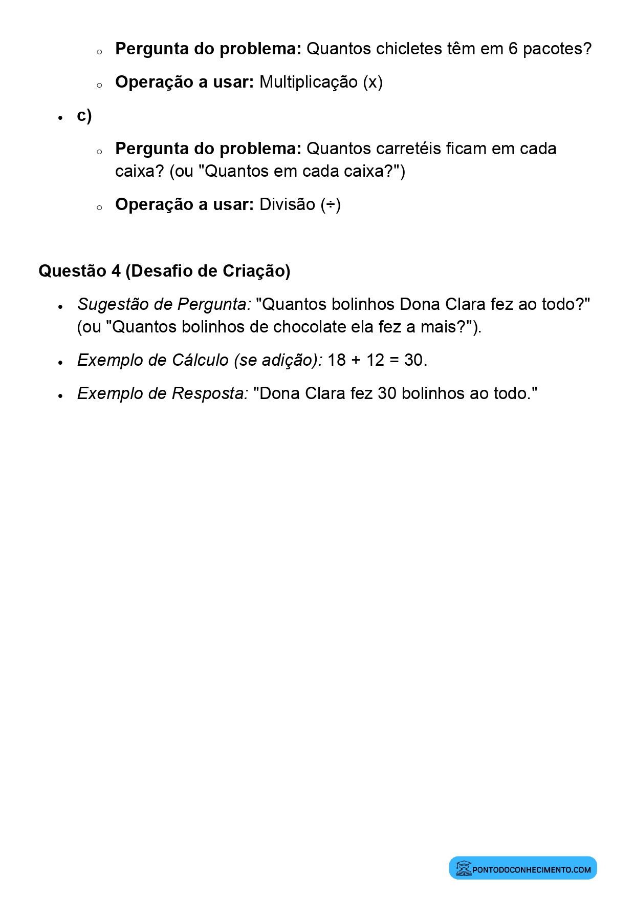 Plano de aula sobre resolução de problemas envolvendo subtração