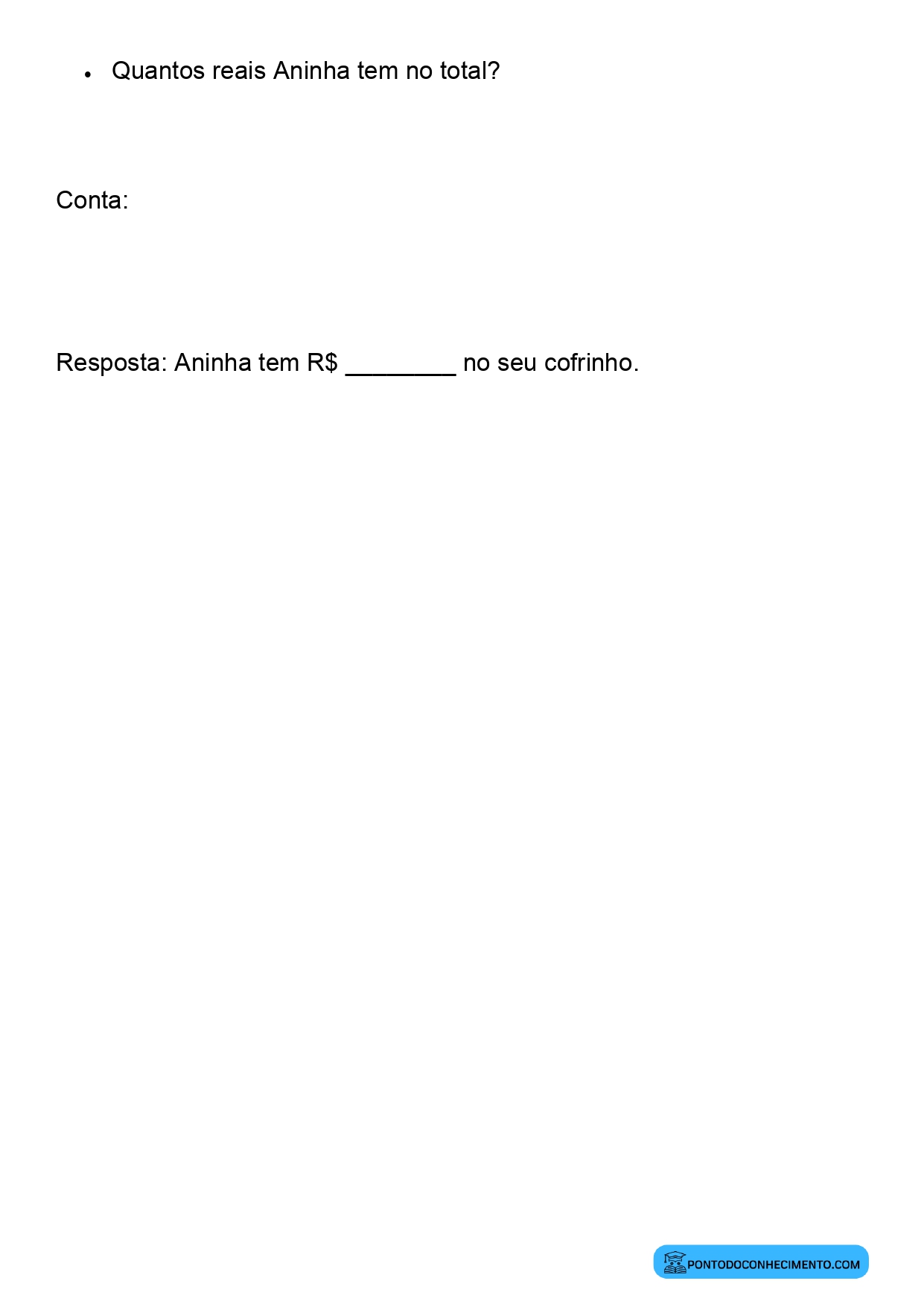 Plano de aula sobre troca de cédulas e moedas por valores equivalentes