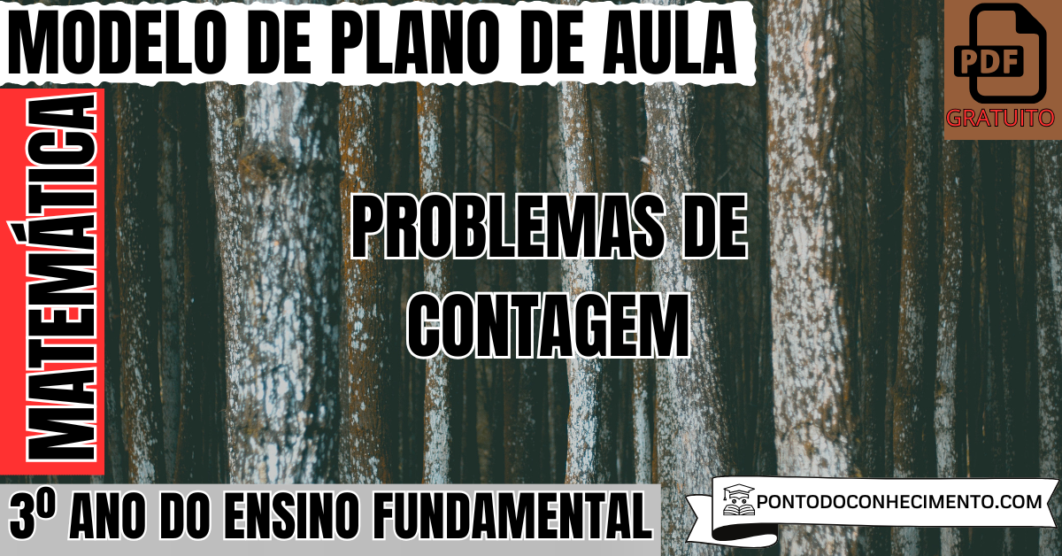 Modelo de plano de aula de Matemática para o 3º ano do Ensino Fundamental sobre problemas de contagem